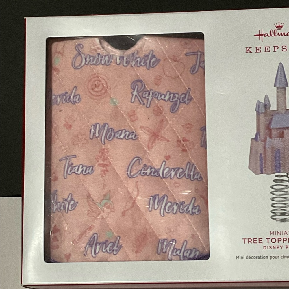 Hallmark Keepsake Disney Princess Tree Topper and Skirt - NIB - Picture 5 of 6